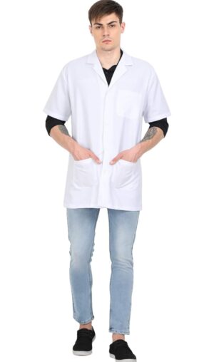 Lab coat short for men